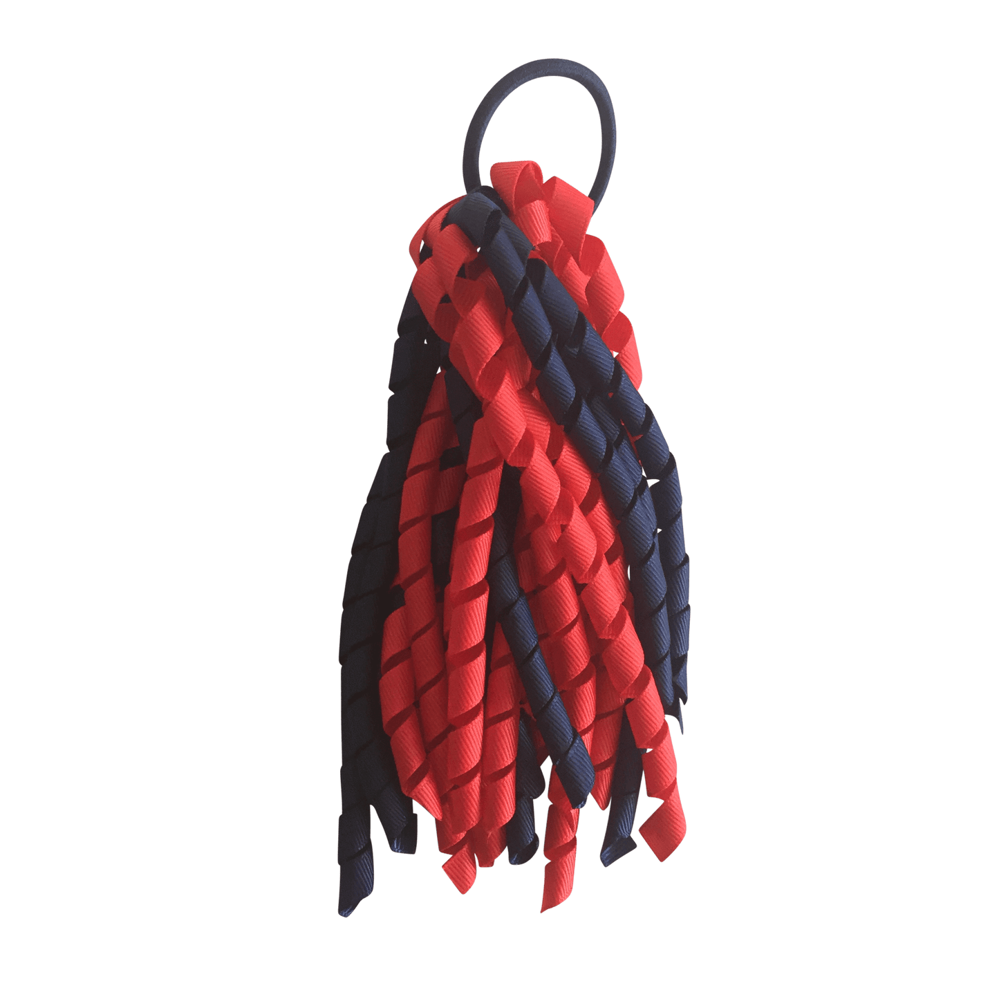 Red & Navy Hair Accessories - Ponytails and Fairytales