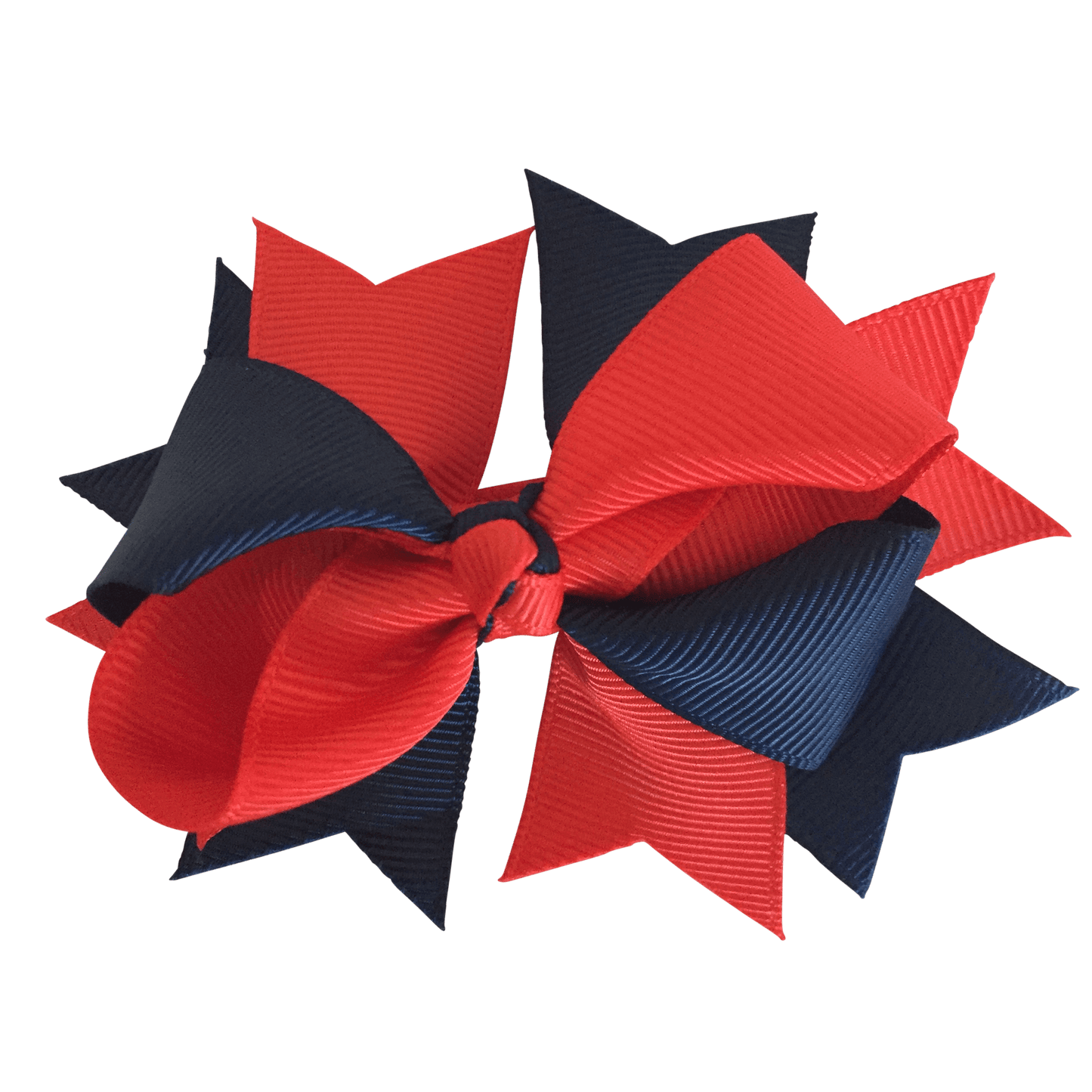 Red & Navy Hair Accessories - Ponytails and Fairytales