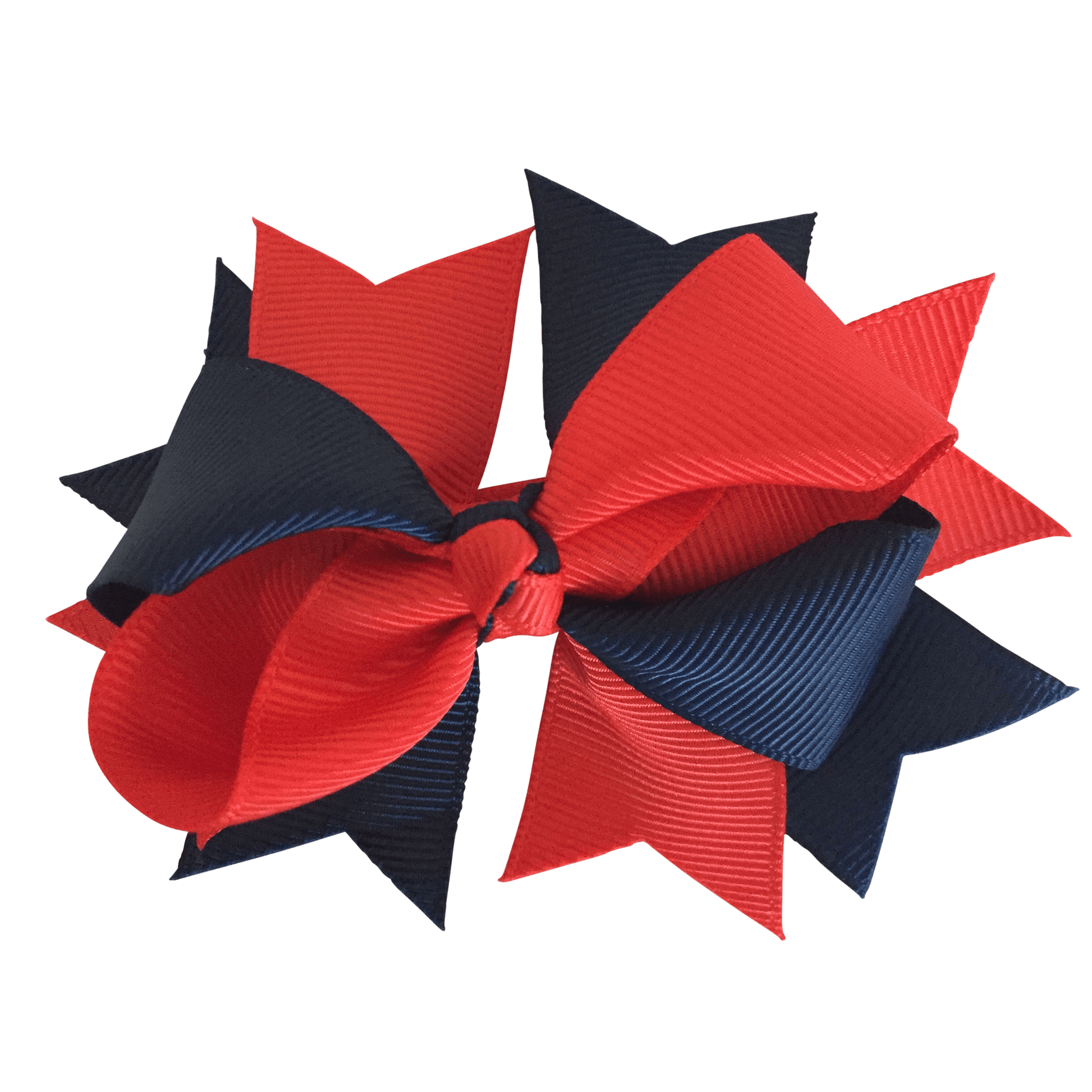 Red & Navy Hair Accessories - Ponytails and Fairytales