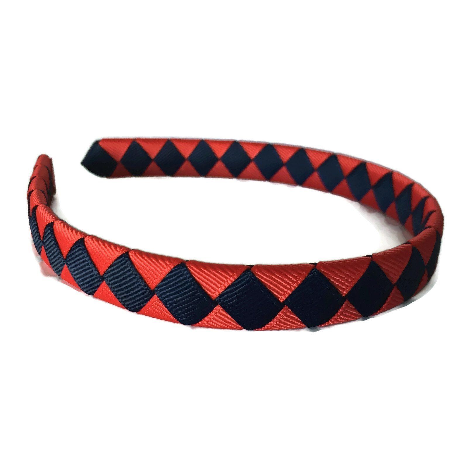 Red & Navy Hair Accessories - Ponytails and Fairytales
