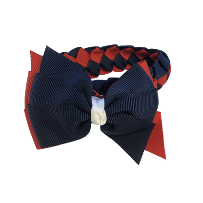 Red & Navy & White Hair Accessories - Assorted Hair Accessories - School Uniform Hair Accessories - Ponytails and Fairytales
