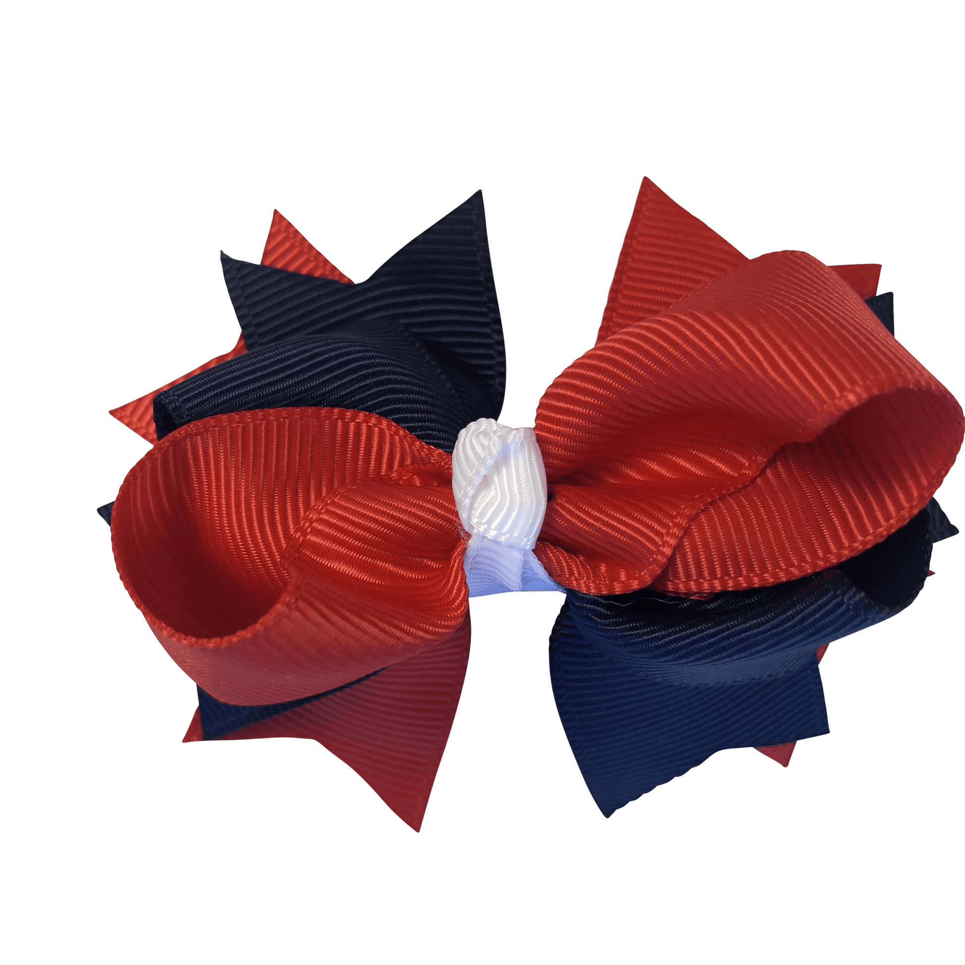 Red & Navy & White Hair Accessories - Assorted Hair Accessories - School Uniform Hair Accessories - Ponytails and Fairytales