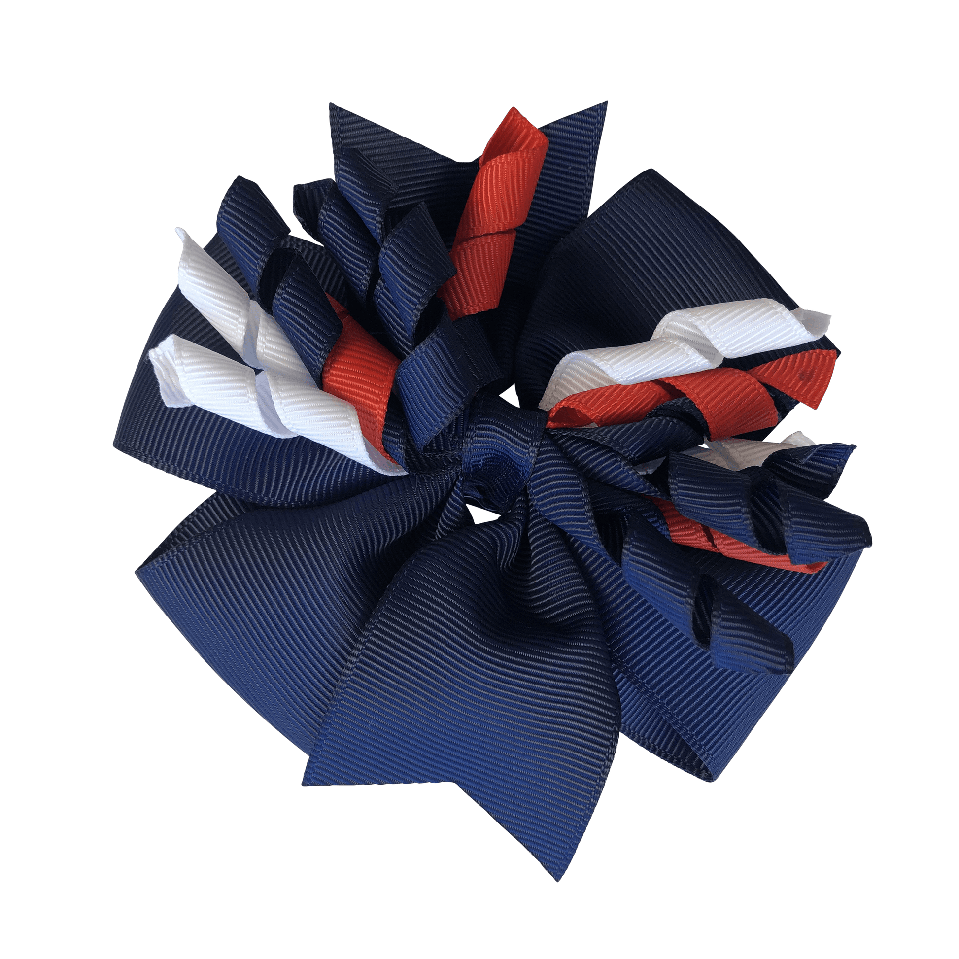 Red & Navy & White Hair Accessories - Assorted Hair Accessories - School Uniform Hair Accessories - Ponytails and Fairytales
