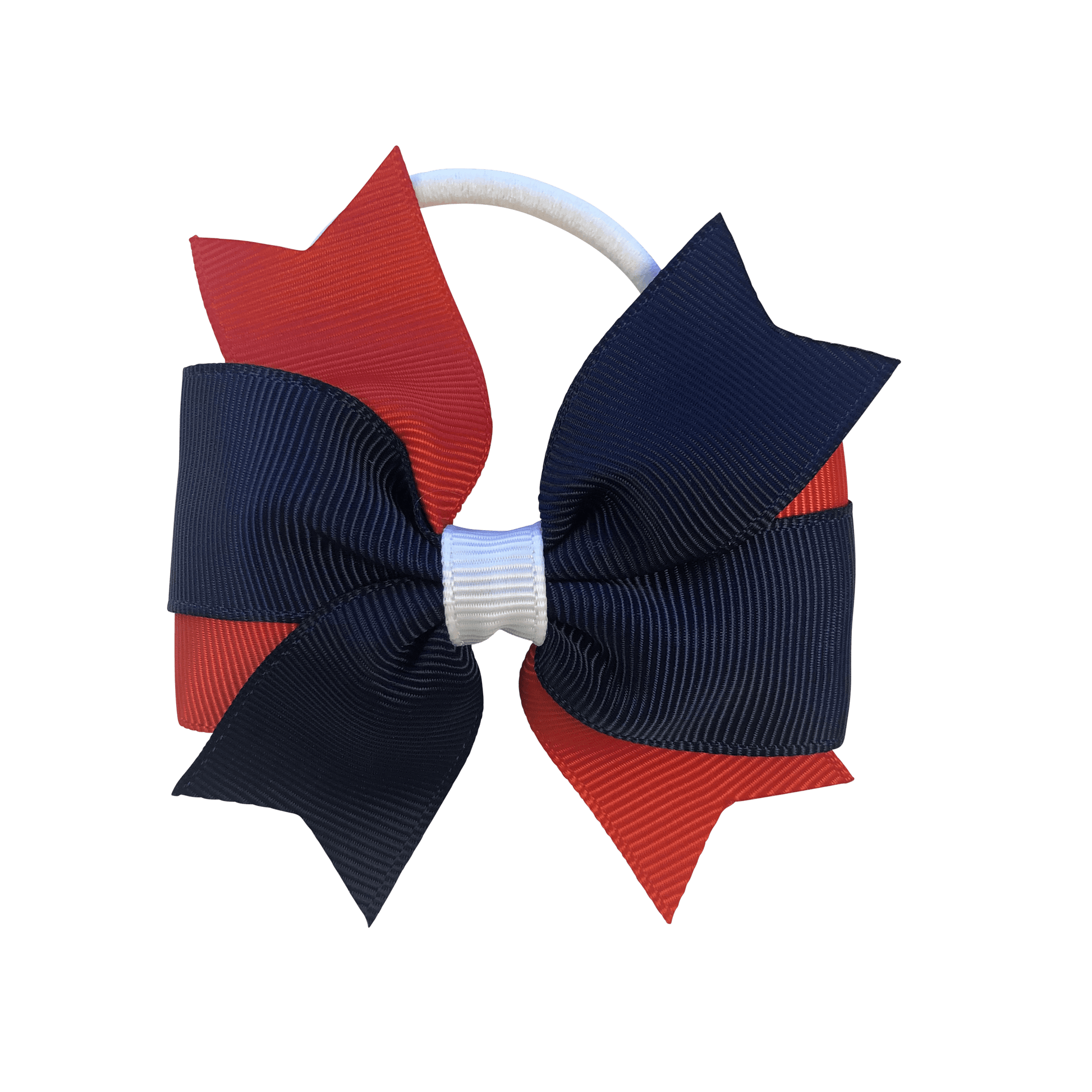 Red & Navy & White Hair Accessories - Assorted Hair Accessories - School Uniform Hair Accessories - Ponytails and Fairytales