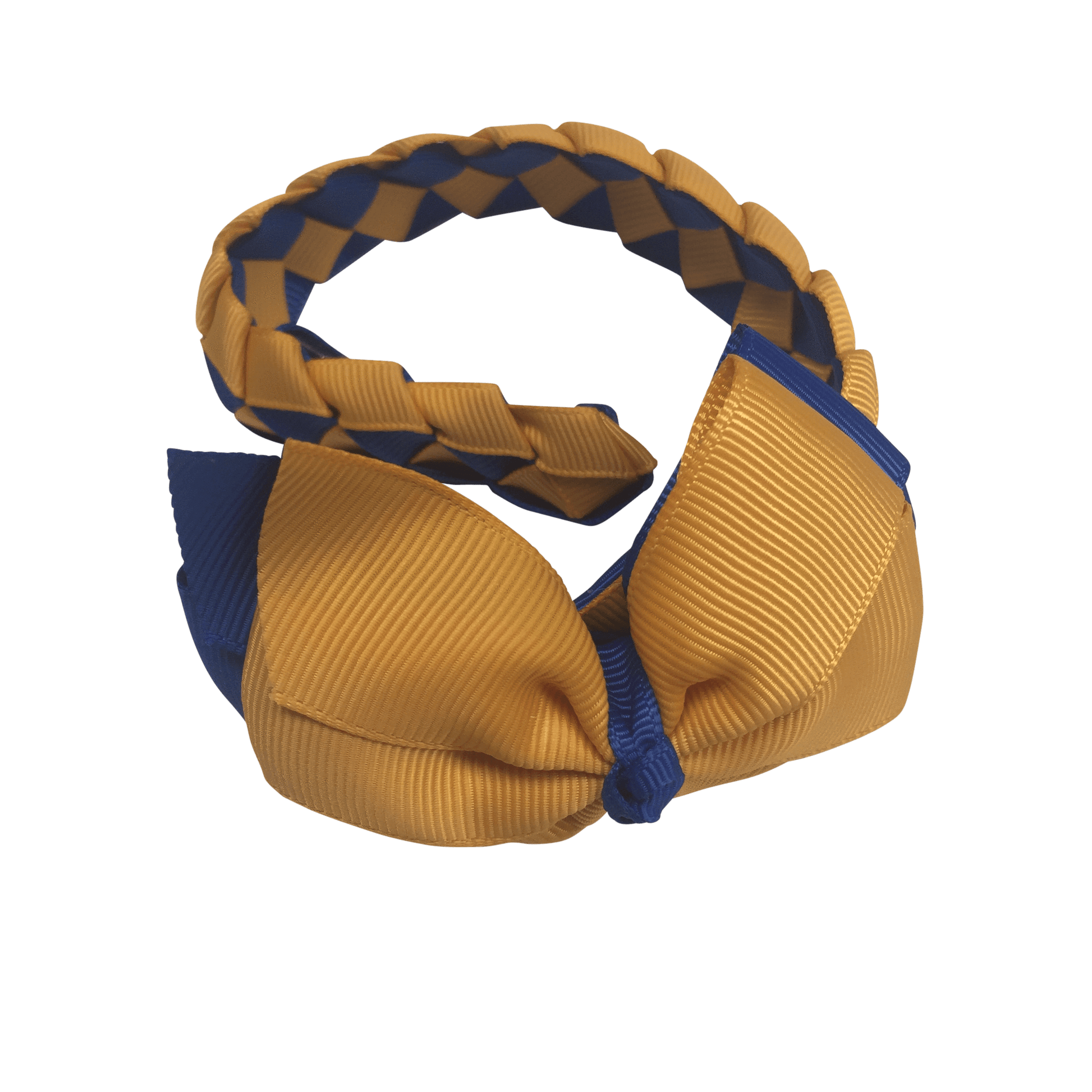 Royal Blue & Gold Hair Accessories - Ponytails and Fairytales