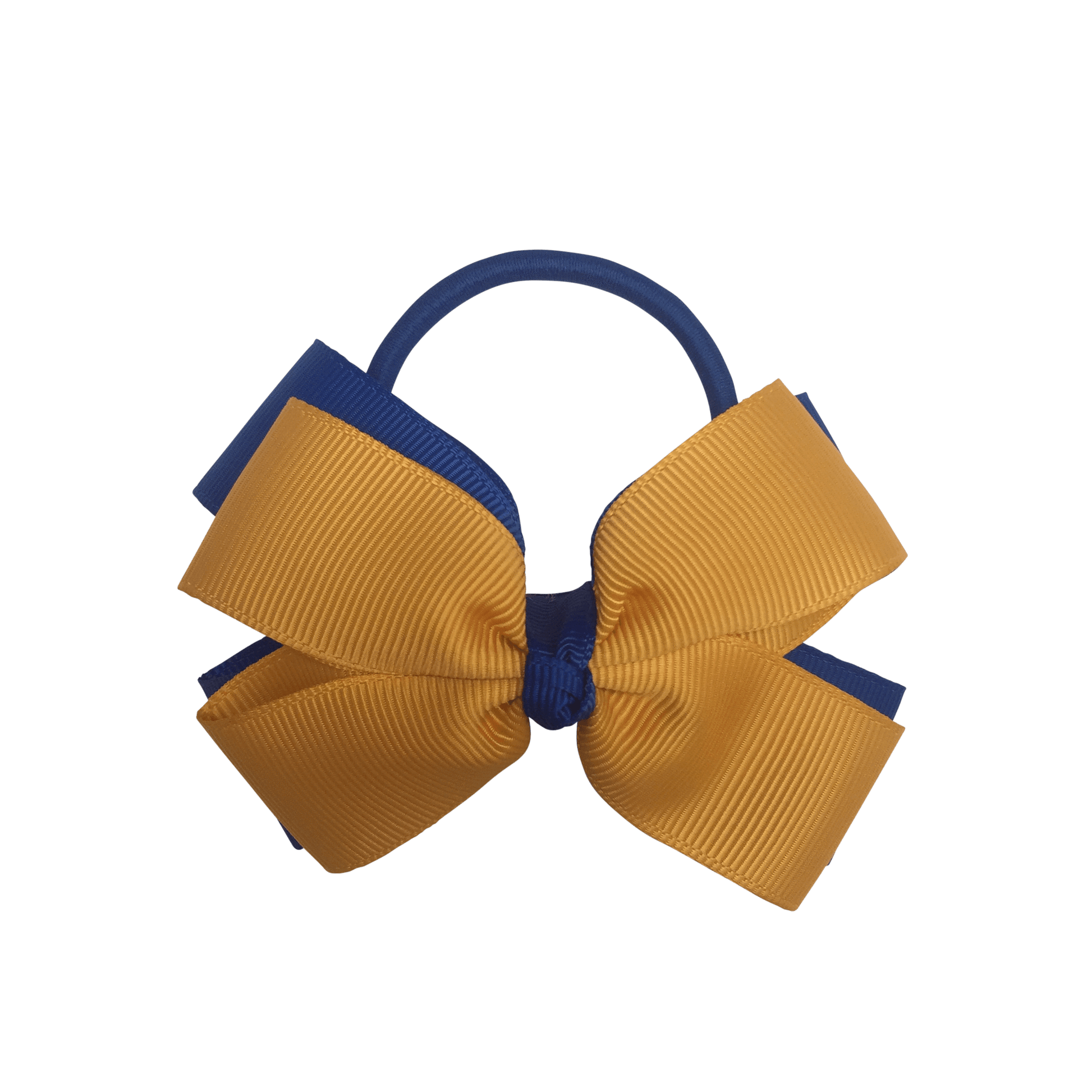 Royal Blue & Gold Hair Accessories - Ponytails and Fairytales