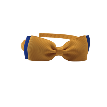 Royal Blue & Gold Hair Accessories - Ponytails and Fairytales