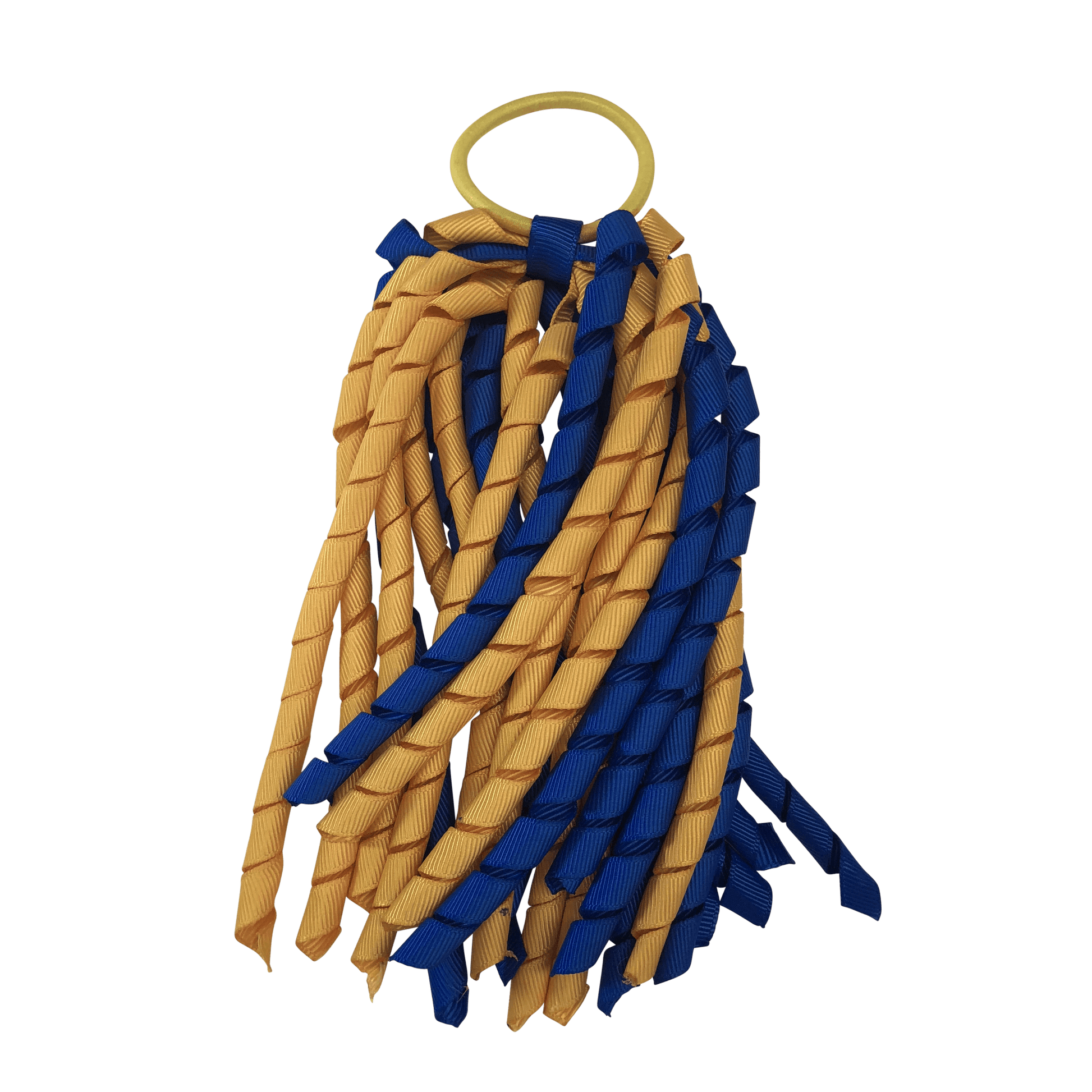 Royal Blue & Gold Hair Accessories - Ponytails and Fairytales