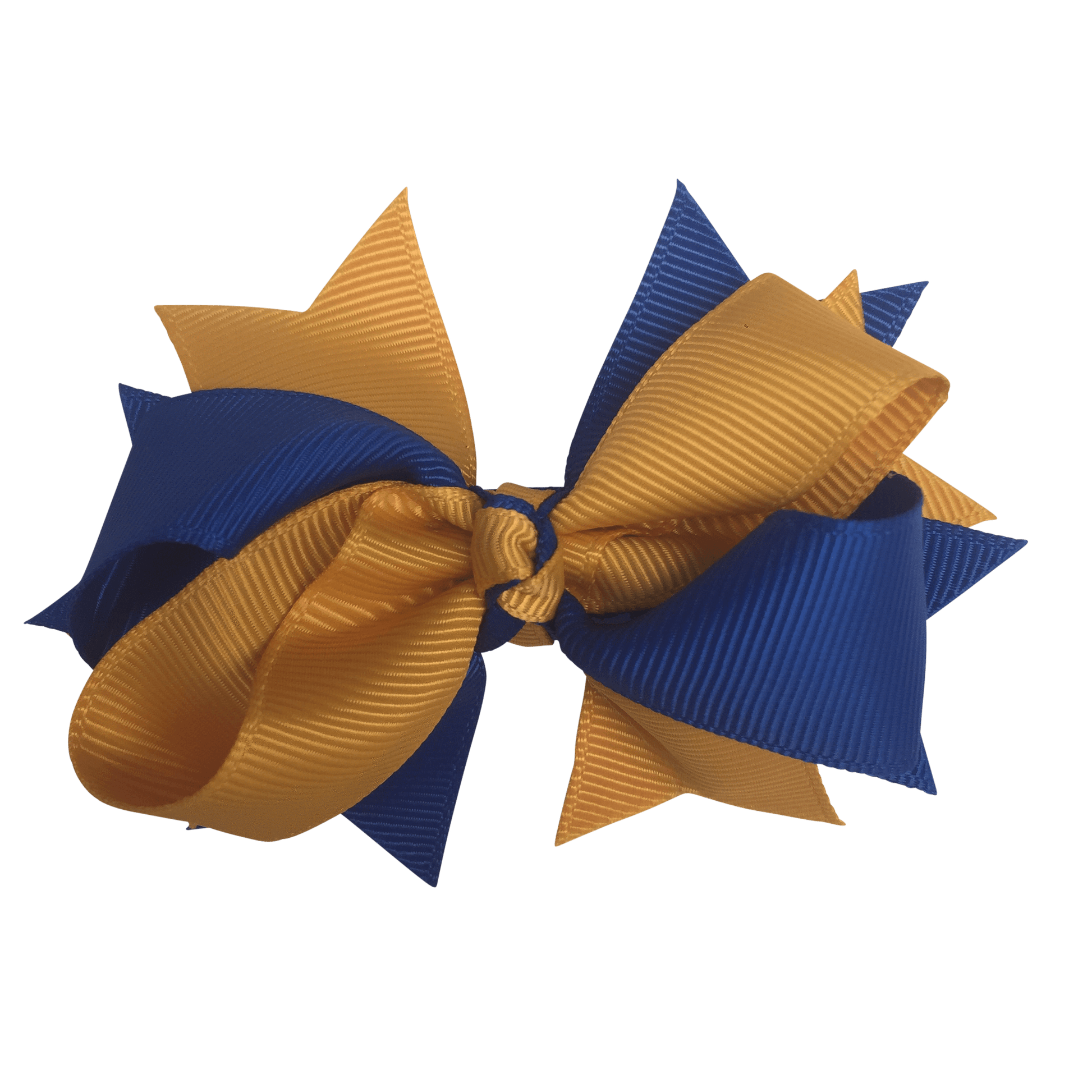 Royal Blue & Gold Hair Accessories - Ponytails and Fairytales
