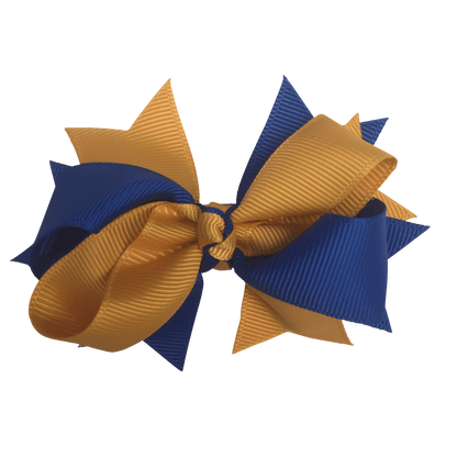 Royal Blue & Gold Hair Accessories - Ponytails and Fairytales