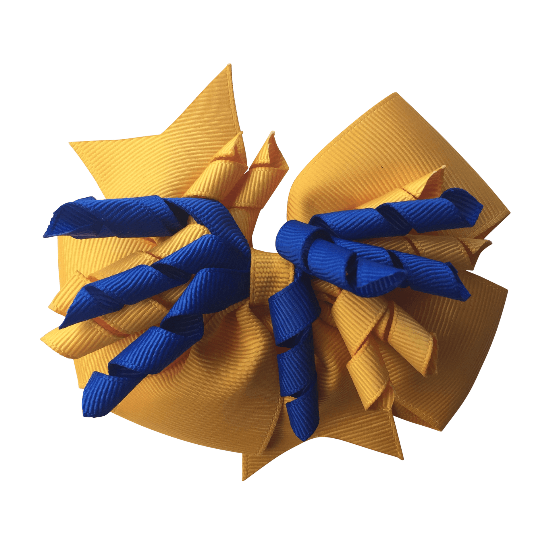 Royal Blue & Gold Hair Accessories - Ponytails and Fairytales