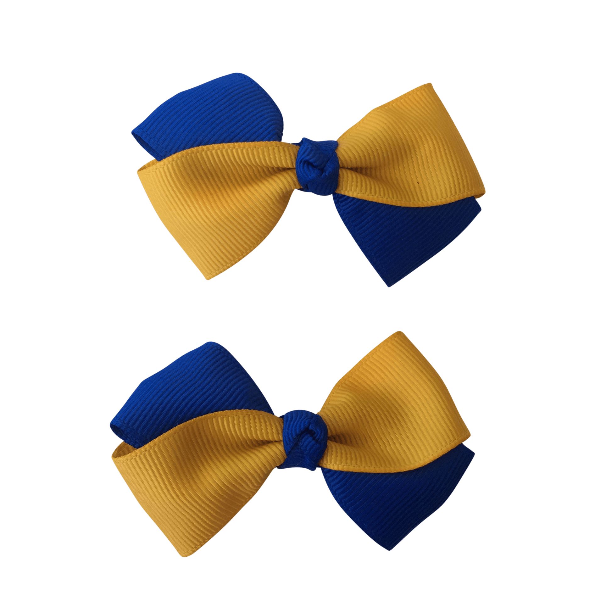 Royal Blue & Gold Hair Accessories - Ponytails and Fairytales