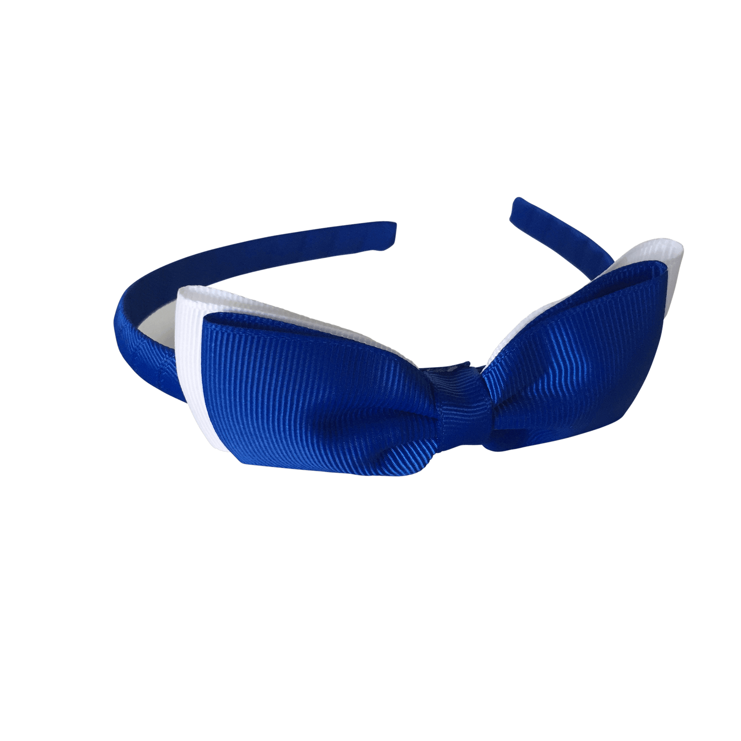 Royal Blue & White Hair Accessories - Ponytails and Fairytales