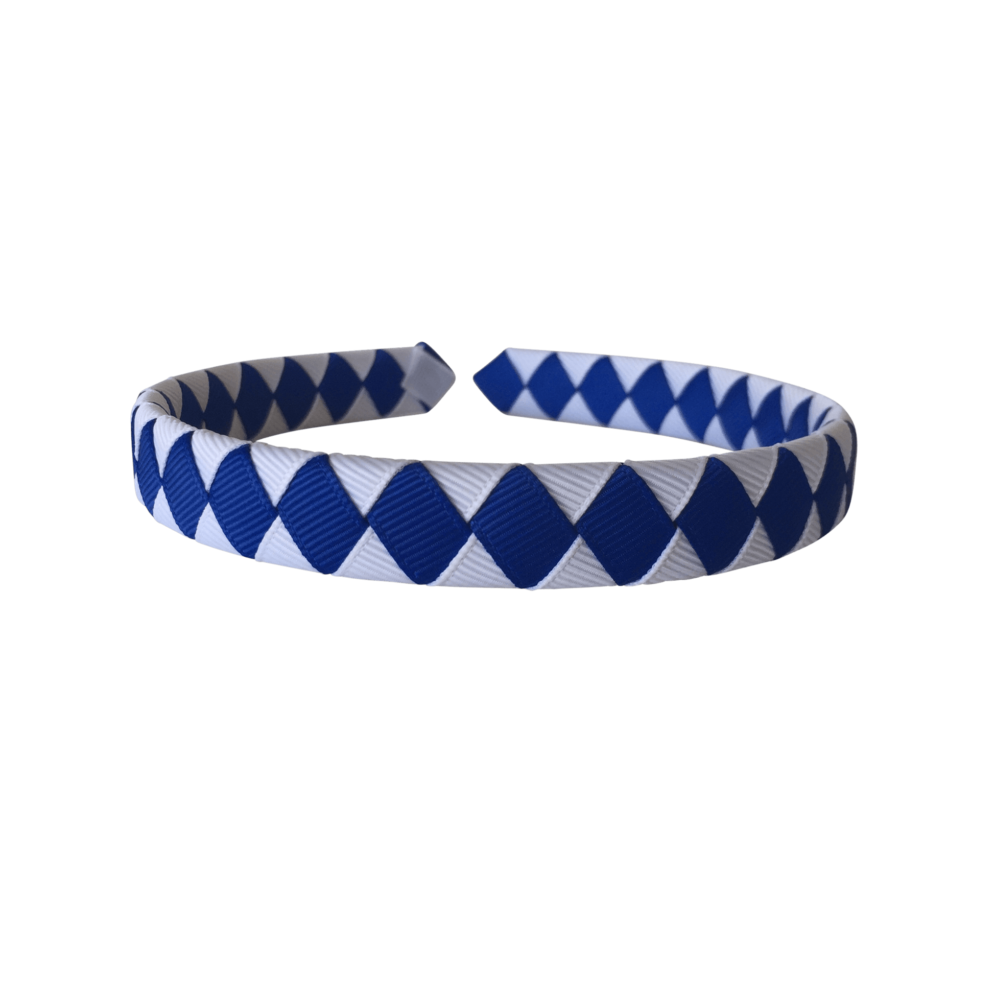 Royal Blue & White Hair Accessories - Ponytails and Fairytales