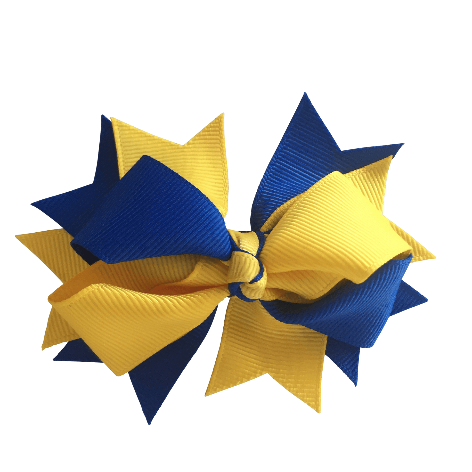 Royal Blue & Yellow Hair Accessories - Ponytails and Fairytales