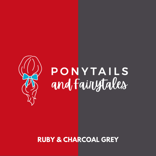 Ruby & Grey Hair Accessories - Ponytails and Fairytales