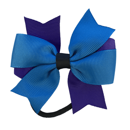 Sea Blue, Purple, & Black Hair Accessories - Assorted Hair Accessories - School Uniform Hair Accessories - Ponytails and Fairytales