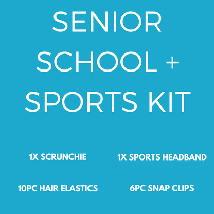 Senior School + Sports Kit (19pc) - School kits - School Uniform Hair Accessories - Ponytails and Fairytales