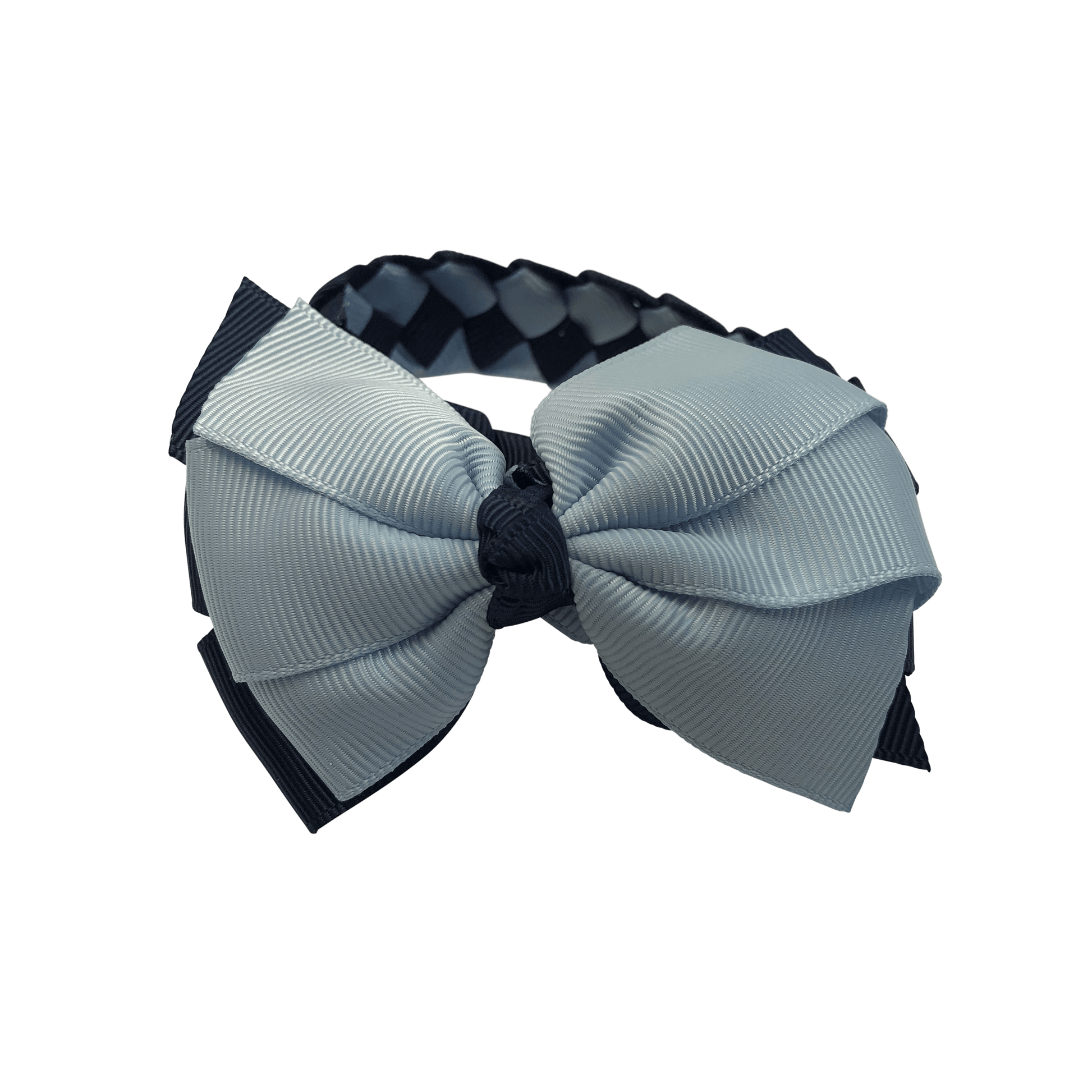 Sky Blue & Navy Hair Accessories - Ponytails and Fairytales