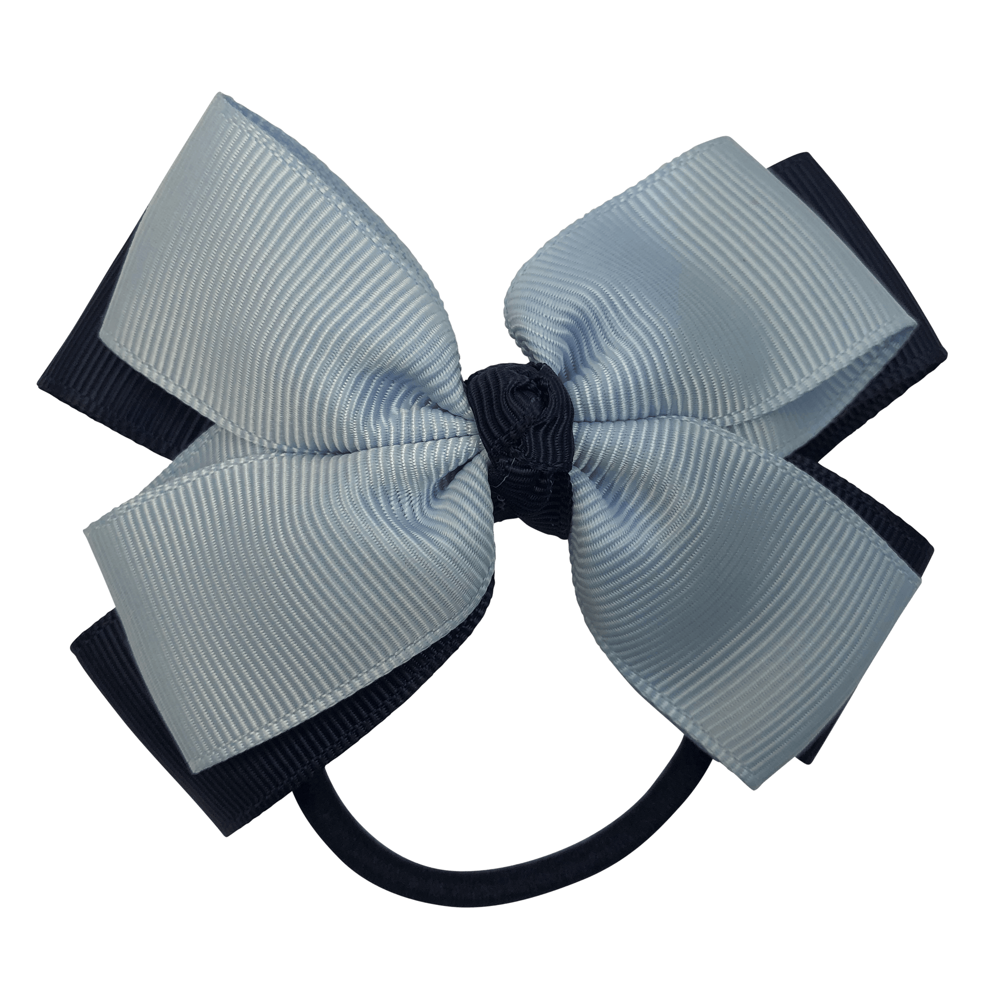 Sky Blue & Navy Hair Accessories - Ponytails and Fairytales