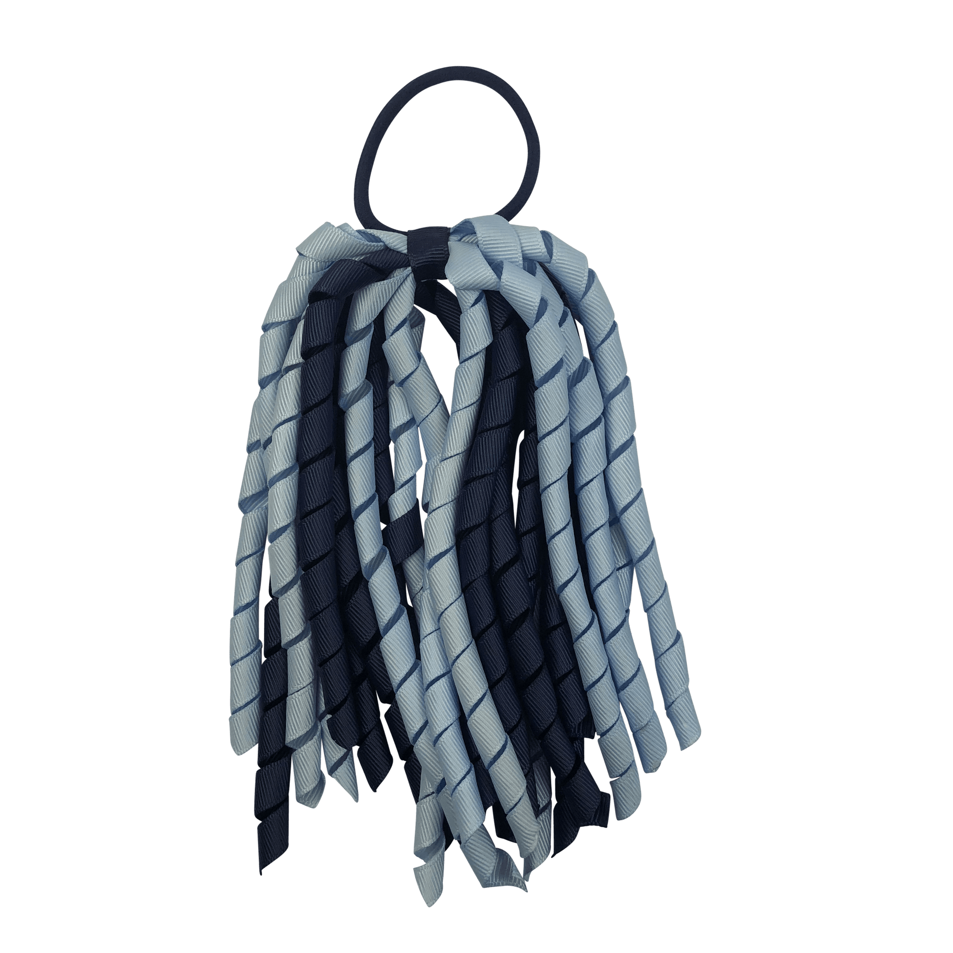 Sky Blue & Navy Hair Accessories - Ponytails and Fairytales