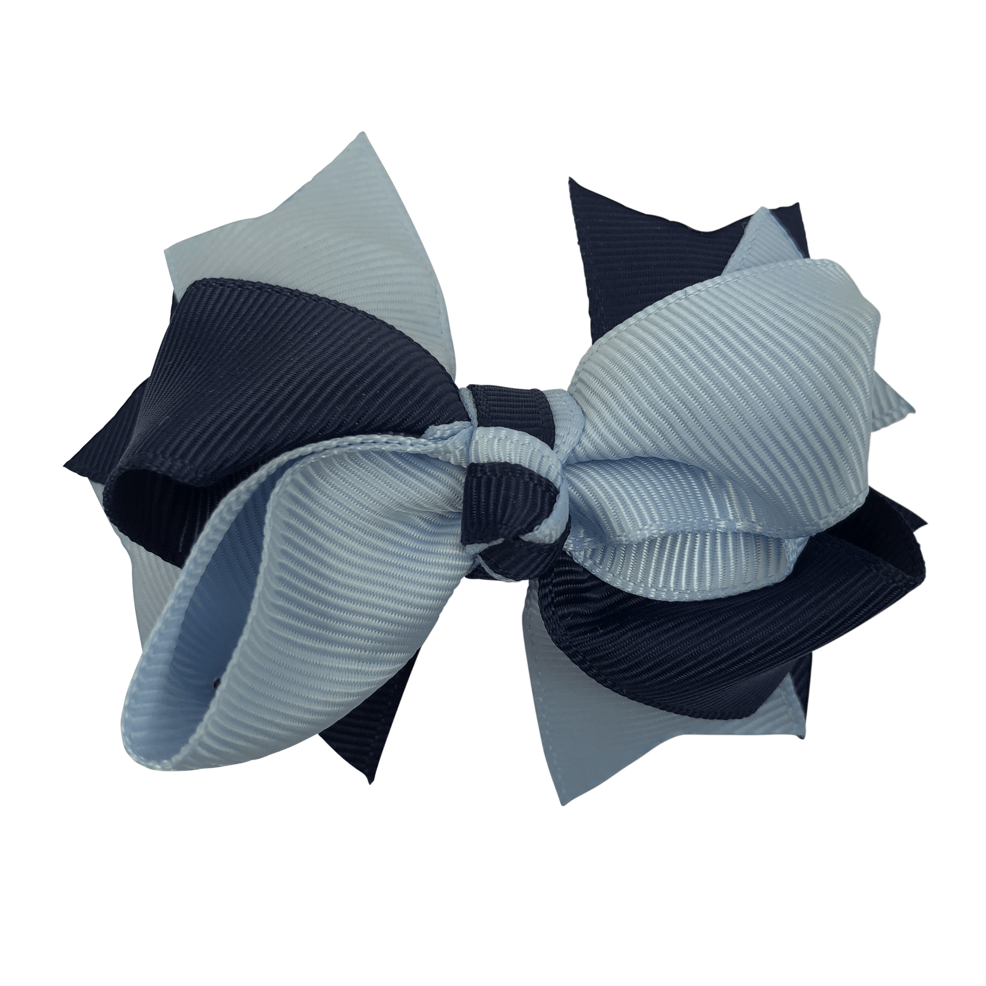 Sky Blue & Navy Hair Accessories - Ponytails and Fairytales
