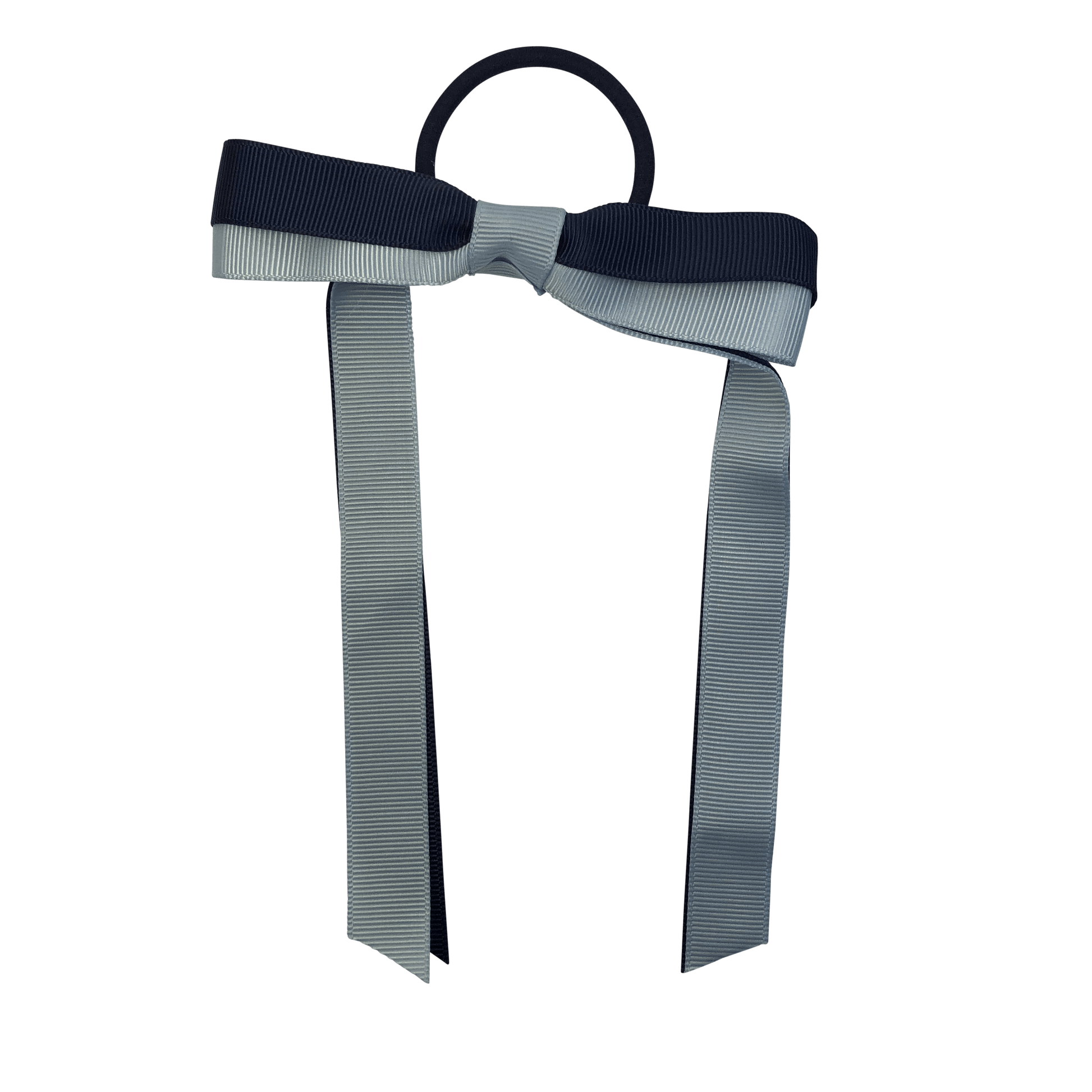 Sky Blue & Navy Hair Accessories - Ponytails and Fairytales