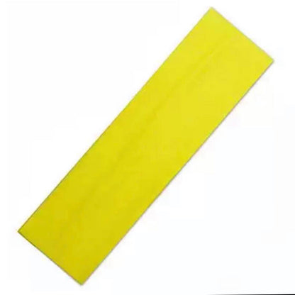 Stretch Headband for School, Sport, Yoga Headbands School Ponytails Yellow 