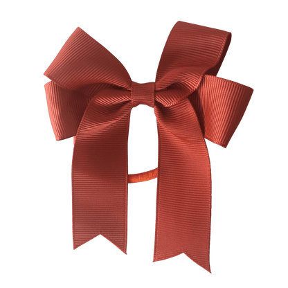 Terracotta / Burnt Orange Hair Accessories - Ponytails and Fairytales