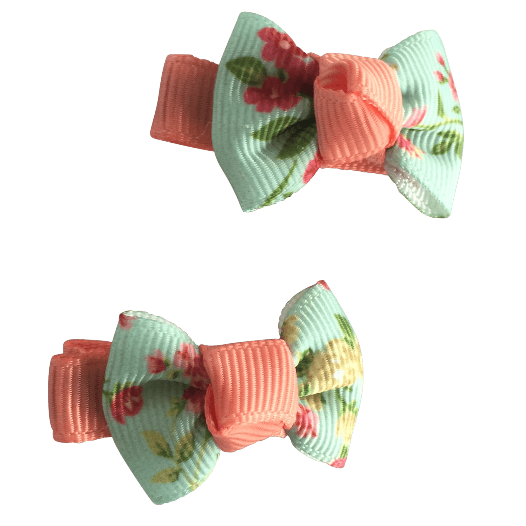 Tiny Floral Bowties for Toddlers - Ponytails and Fairytales