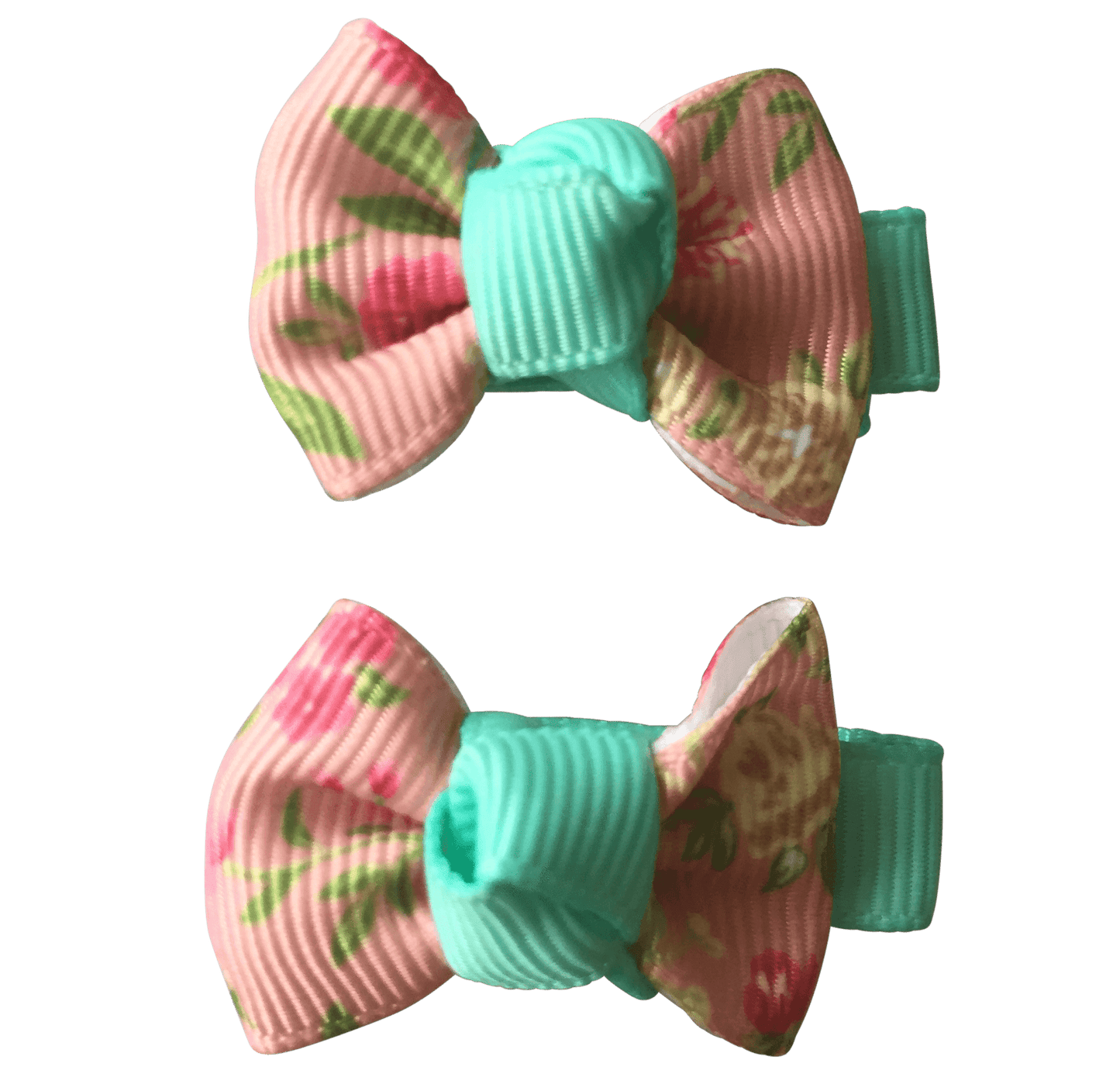 Tiny Floral Bowties for Toddlers - Ponytails and Fairytales