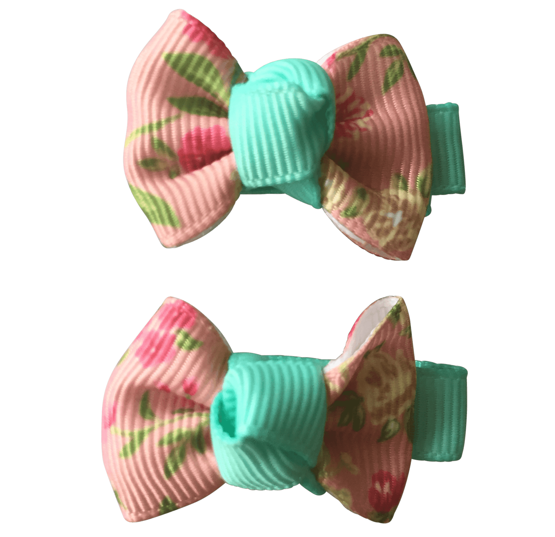 Tiny Floral Bowties for Toddlers - Ponytails and Fairytales