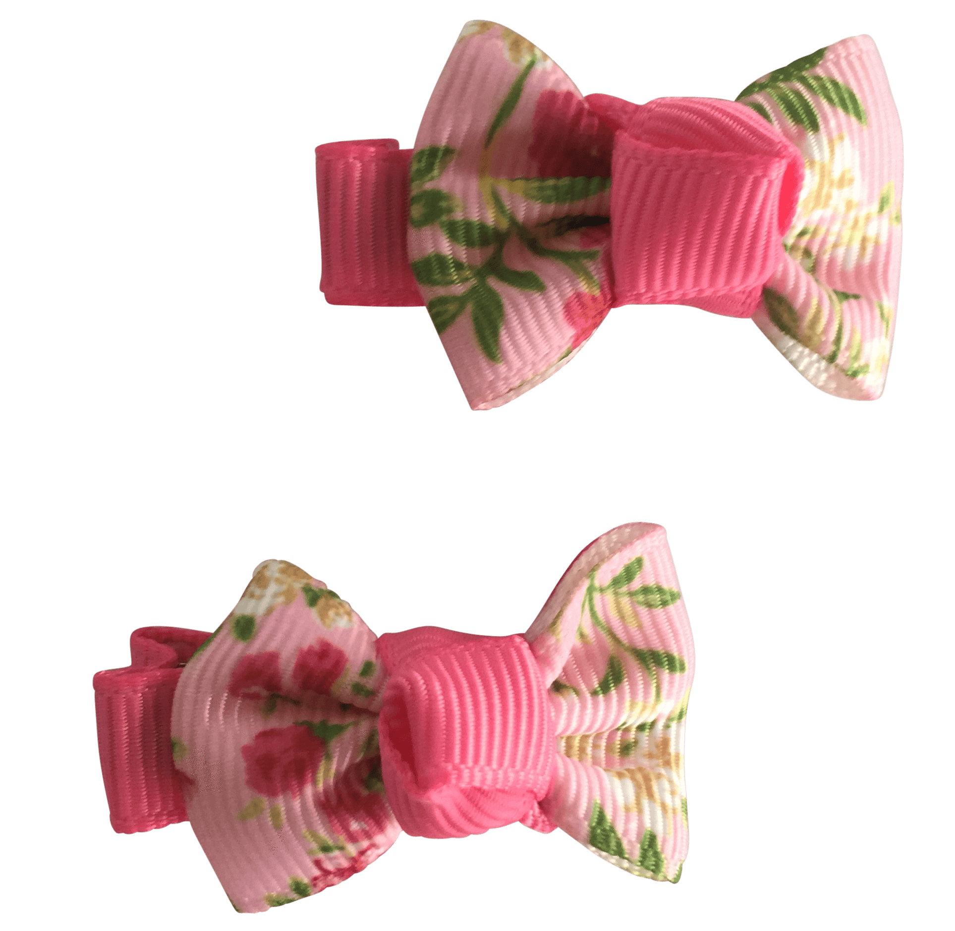 Tiny Floral Bowties for Toddlers - Ponytails and Fairytales