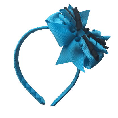 Turquoise & Black Hair Accessories - Ponytails and Fairytales
