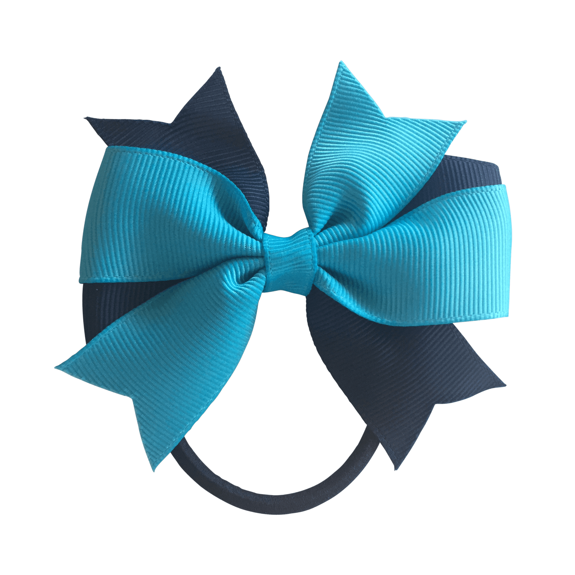 Turquoise & Navy Hair Accessories - Ponytails and Fairytales