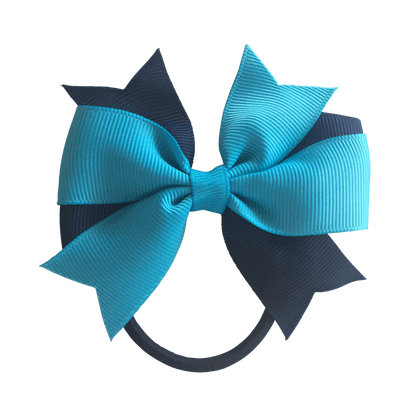 Turquoise & Navy Hair Accessories - Ponytails and Fairytales