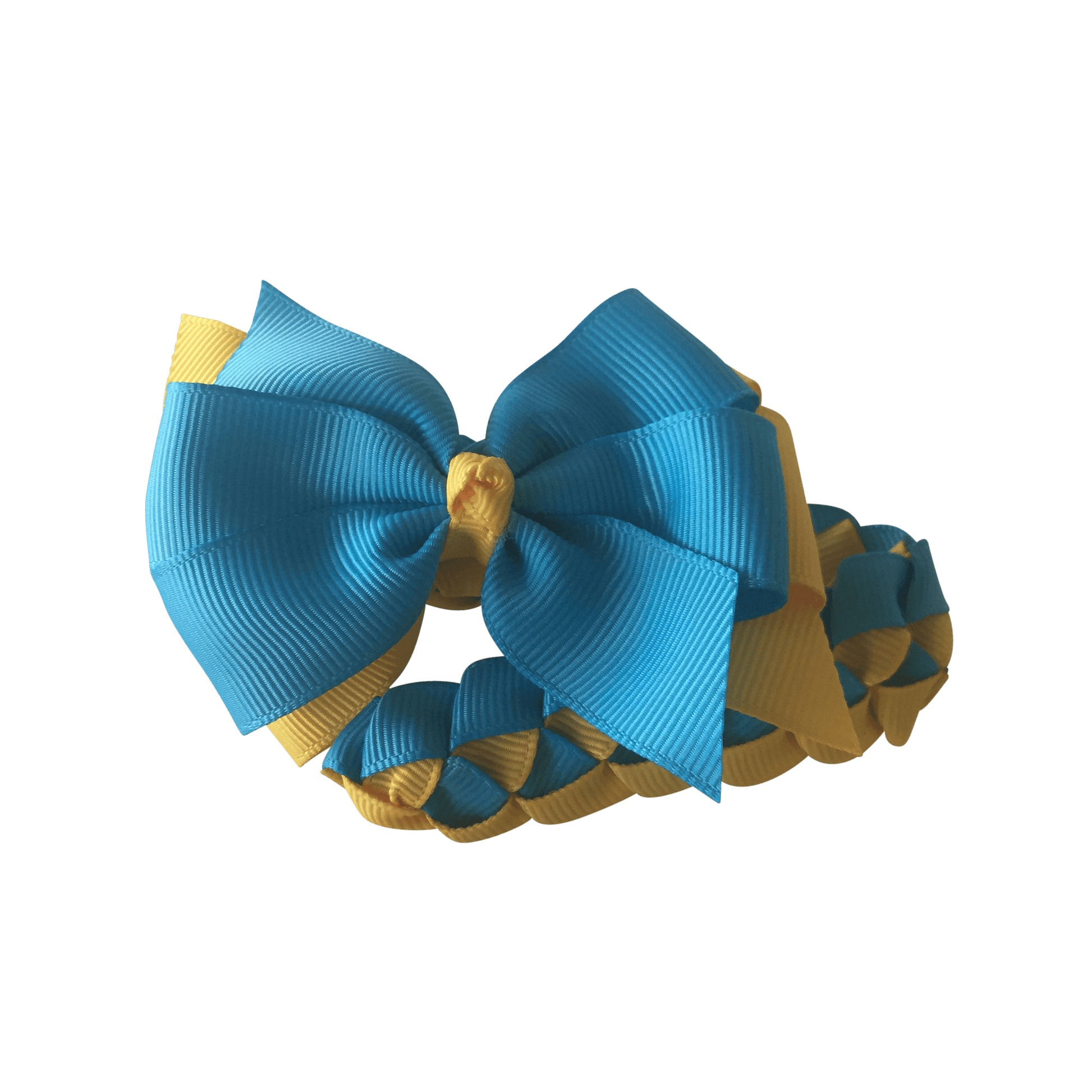 Turquoise & Yellow Hair Accessories - Ponytails and Fairytales