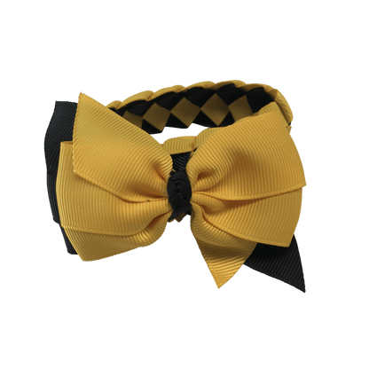 Yellow & Black Hair Accessories - Ponytails and Fairytales
