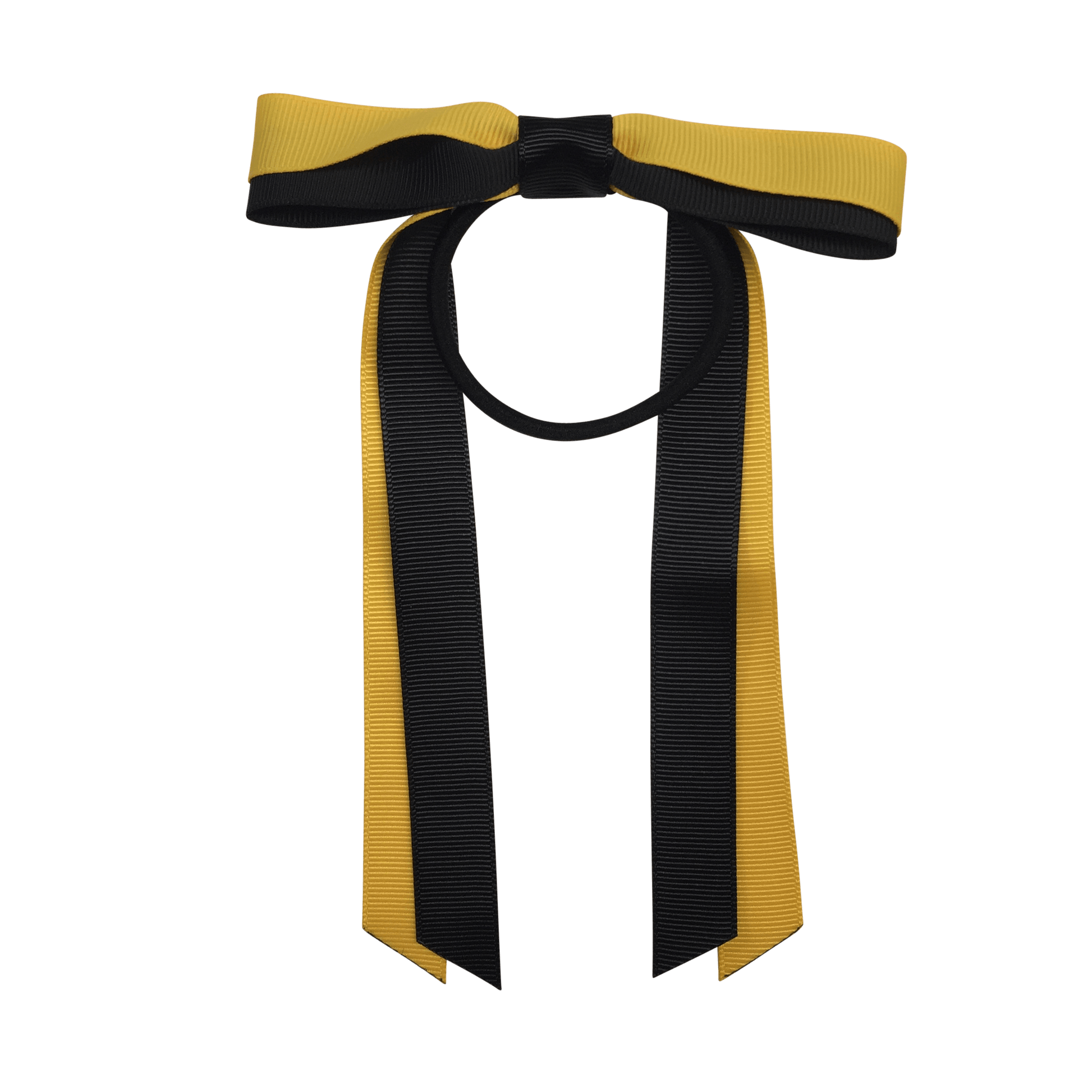 Yellow & Black Hair Accessories - Ponytails and Fairytales