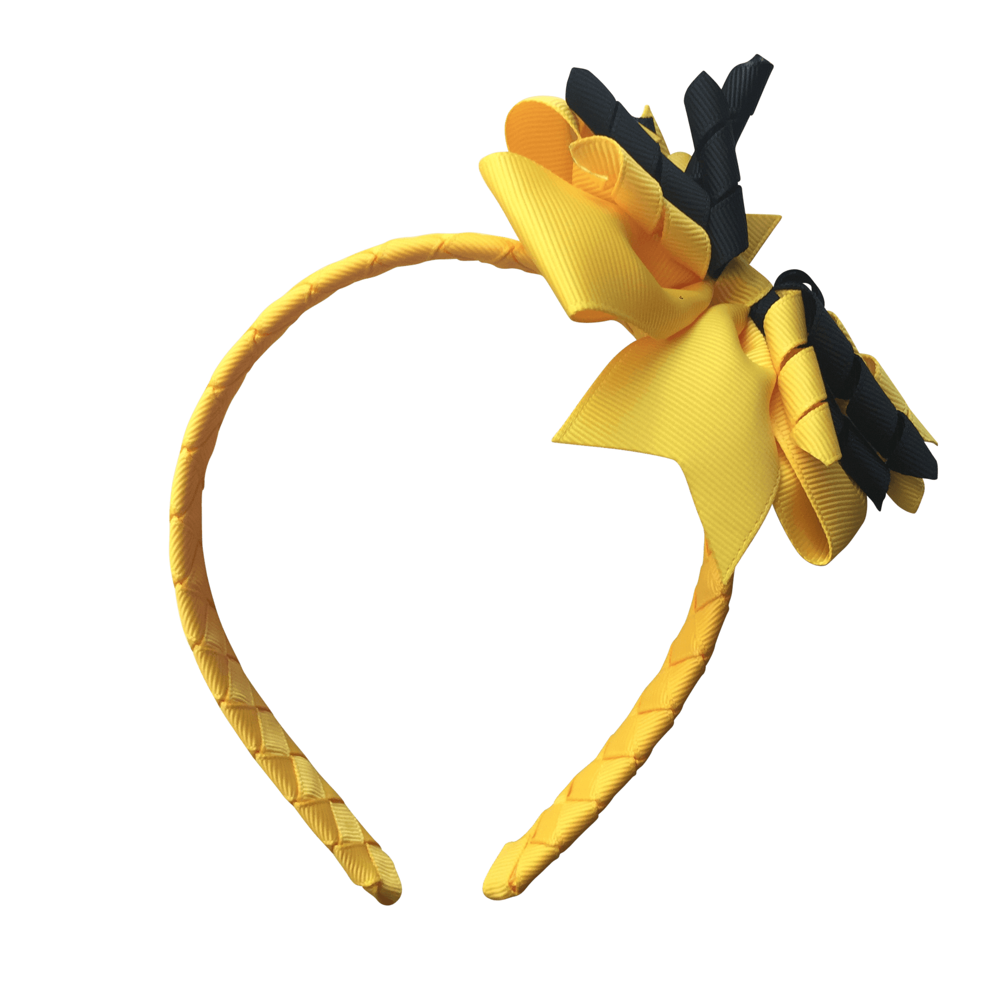 Yellow & Black Hair Accessories - Ponytails and Fairytales