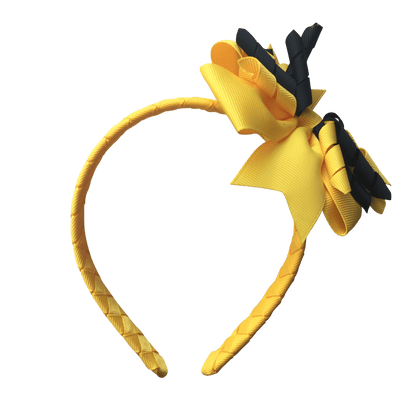 Yellow & Black Hair Accessories - Ponytails and Fairytales