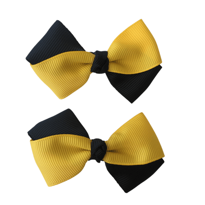 Yellow & Black Hair Accessories - Ponytails and Fairytales