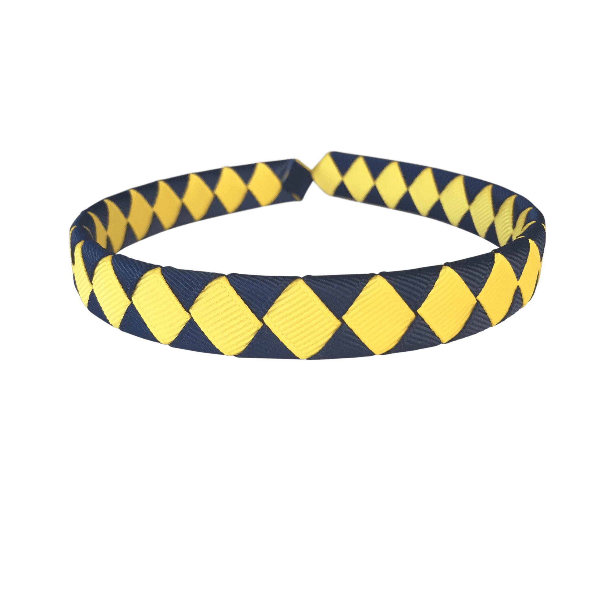 Yellow & Navy Hair Accessories - Ponytails and Fairytales